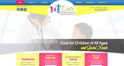 Desktop Screenshot of datehealthcare.com